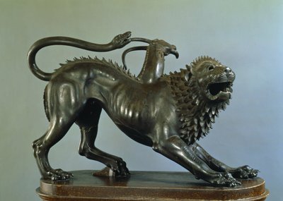 Der verwundete Chimära von Bellerophon von Etruscan